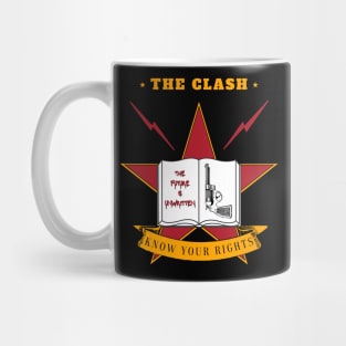 The Clash - Know Your Rights // Full Colour Original Fan Art Design Mug